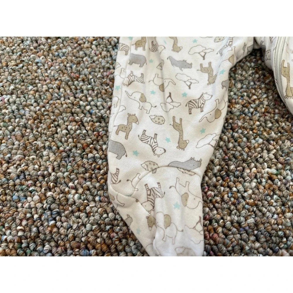 Carter's Boys Mommy's Wild One Animal Zip Up Sleeper 6M